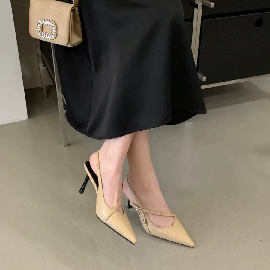 2026 Early Spring Korean Style Women Pointed Toe Sandals