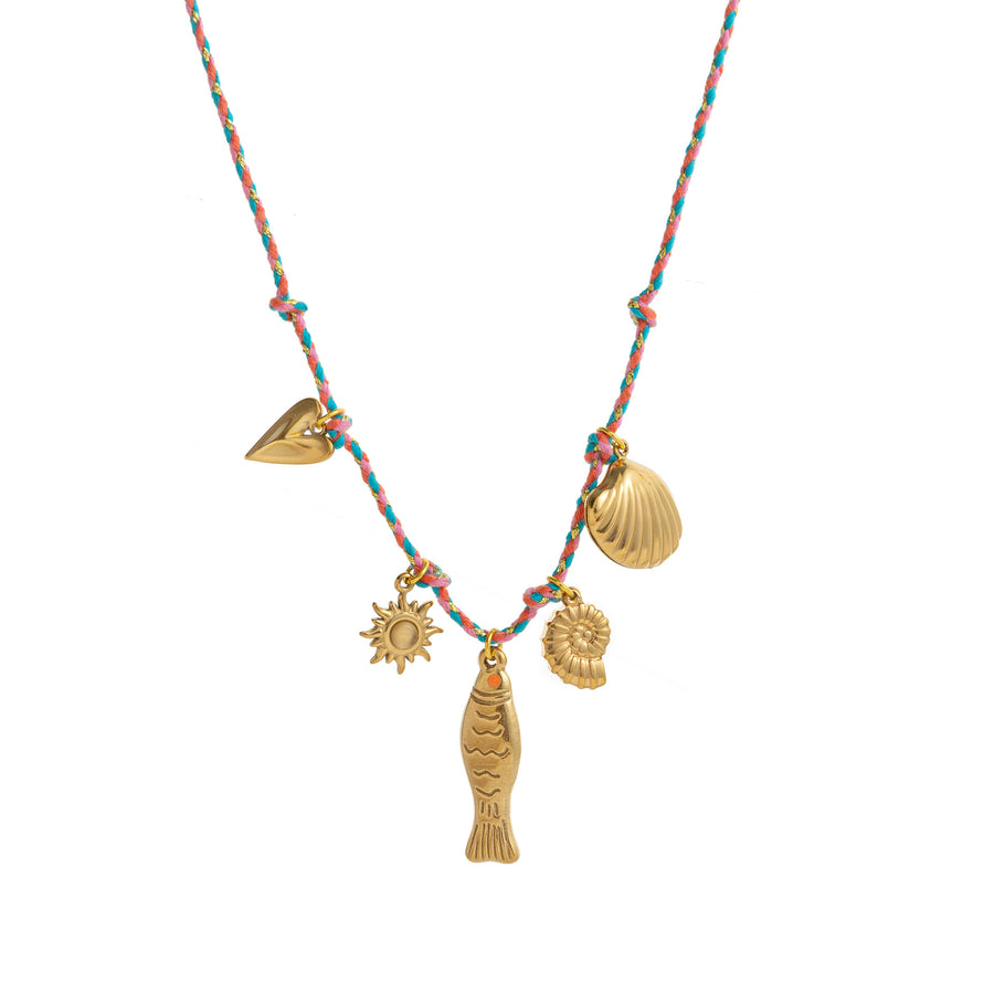New Summer Shell Starfish and Pearl Necklace for Effortless Style