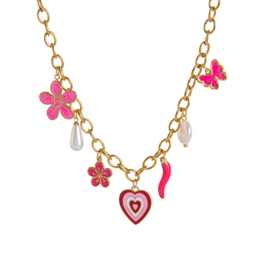 Fashionable Necklace with Vacuum Plating for Long-Lasting Color