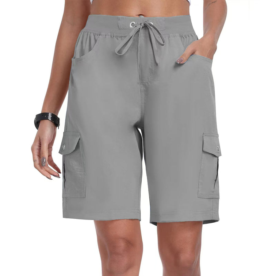 Comfortable Women's 6 Pocket Casual Work Shorts