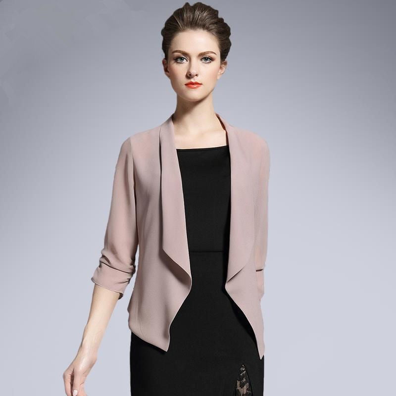 Shawl-style Sun-protective Denim Jacket for Casual Outings