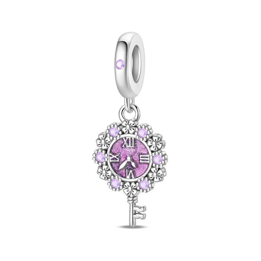 Retro Heart Lock Key Pendant Accessory for Unique Style