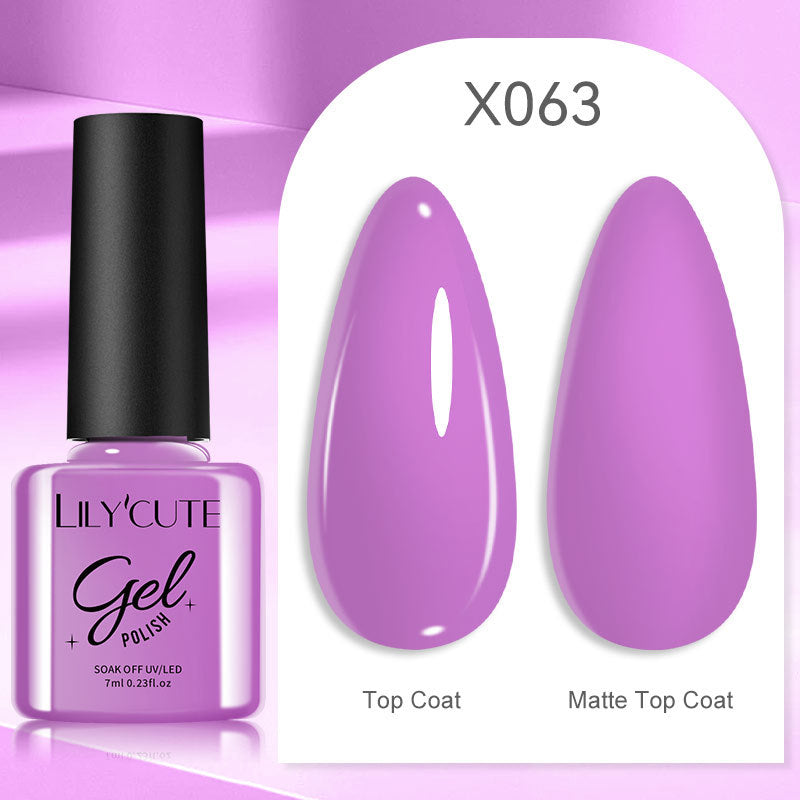 New Full Set of Gel Nail Polish for Women - Two Piece Set