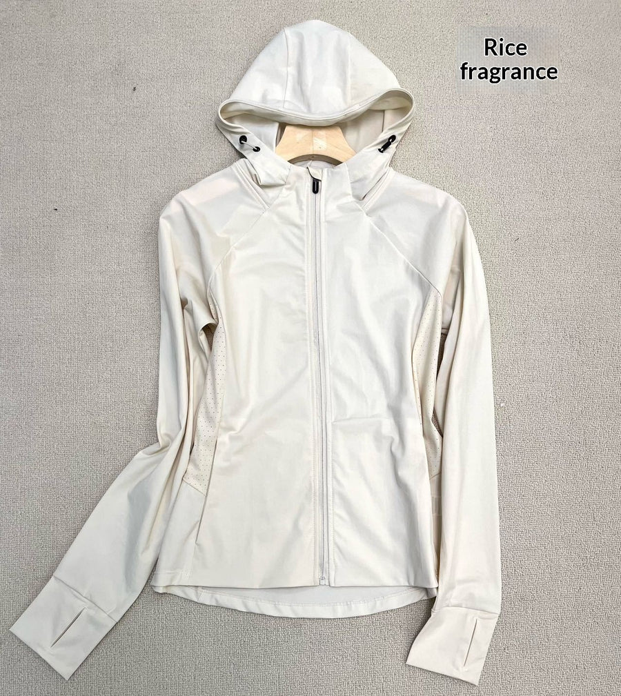 Womens UV-Protective Sun-Resistant Hooded Jacket