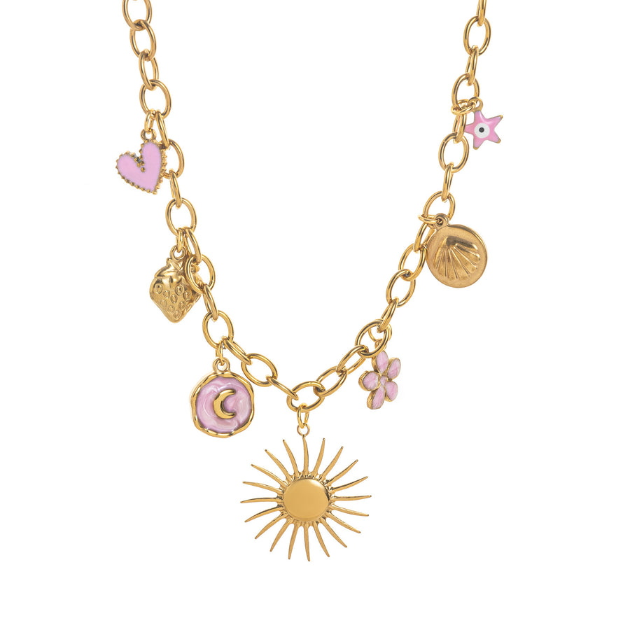 Fashionable Necklace with Vacuum Plating for Long-Lasting Color