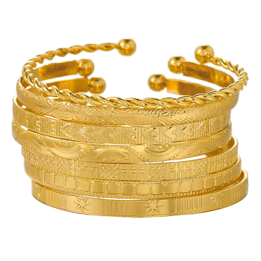 Bohemian Ethnic Style Gold Bracelet for Unique Flair