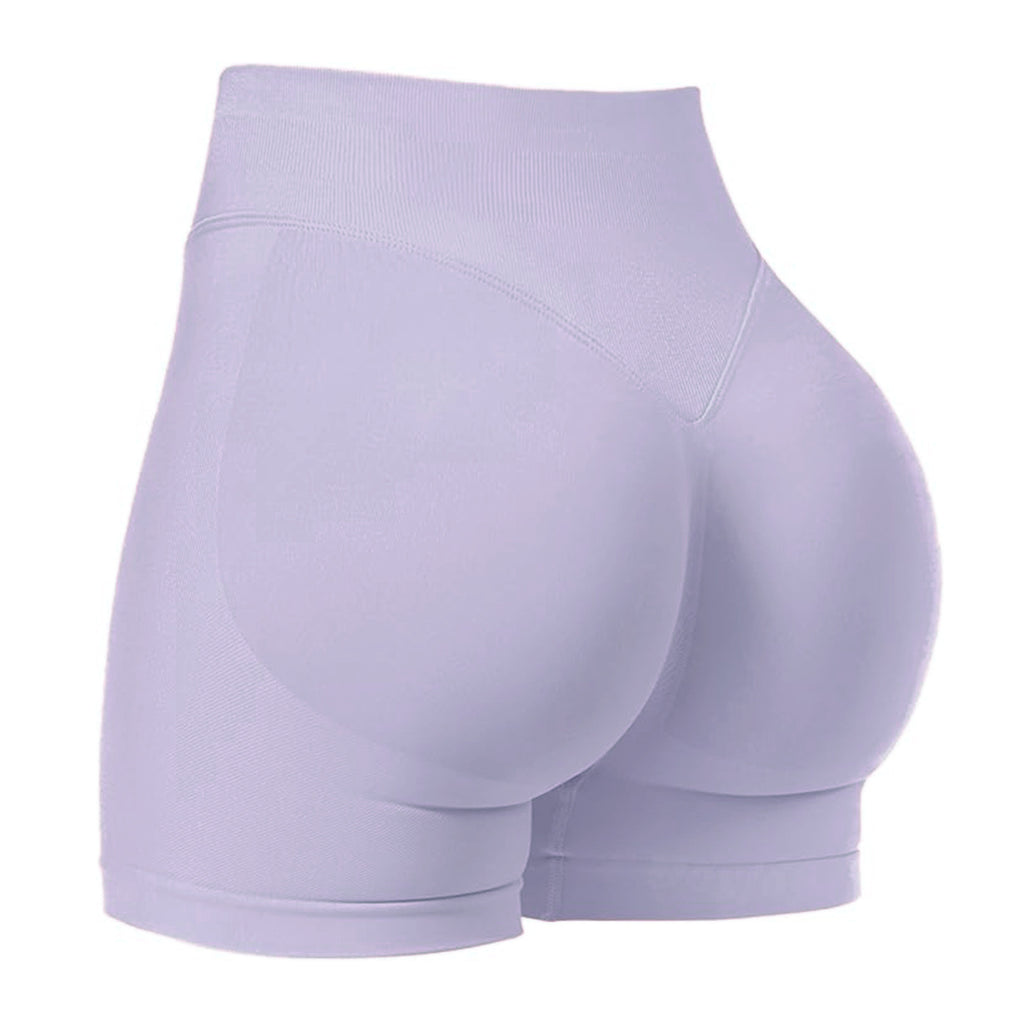 Women's High-Waist Yoga Shorts for Fitness & Running