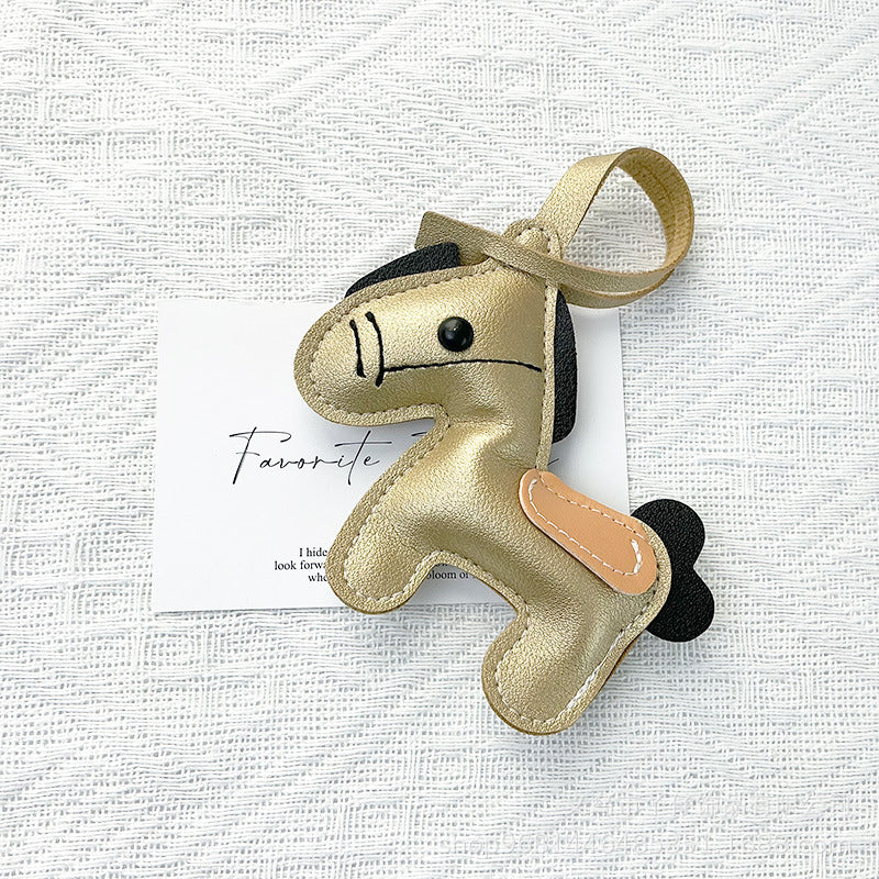 Stylish Horse Fashion Keychain Bag Charm for Crossbody Bags