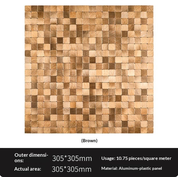 Self-Adhesive Mosaic Tile Background Wall Panels