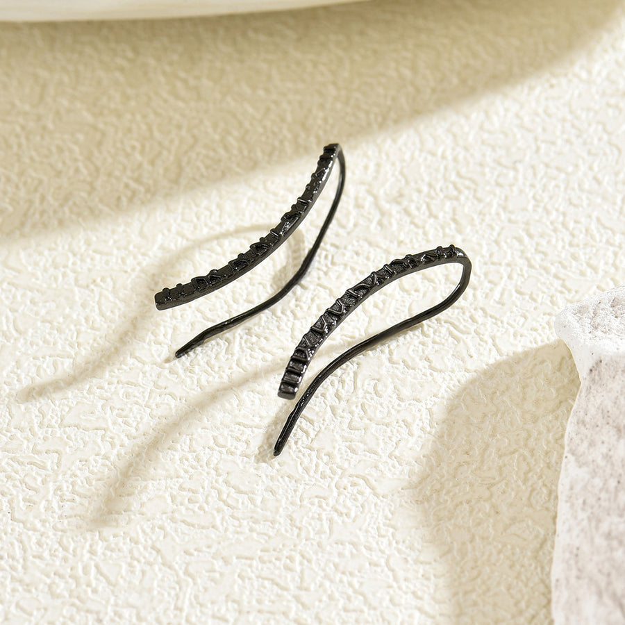 Elegant U-Shaped Hook Stud Earrings for Women