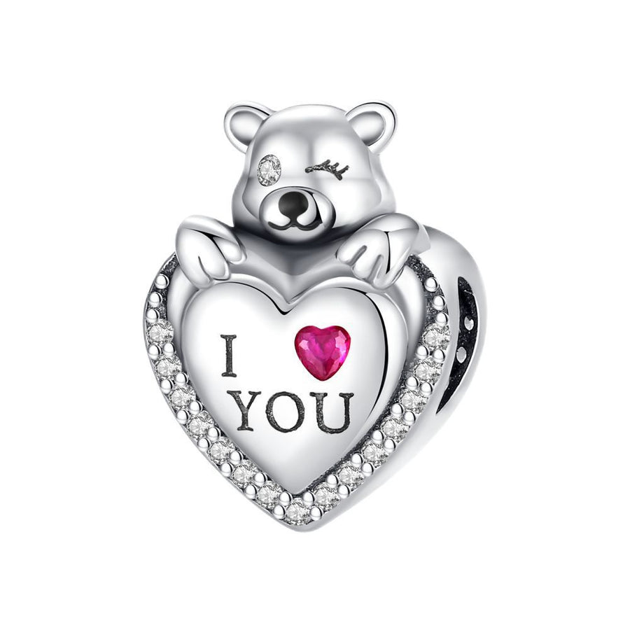 Silver-plated Beaded Pendant Bracelet for DIY Accessories