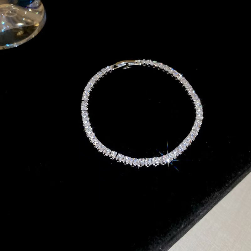 18K Gold Plated Geometric Zircon Bracelet for Women