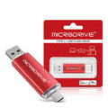 Dual-use Rotating USB Flash Drive for Phones & Computers