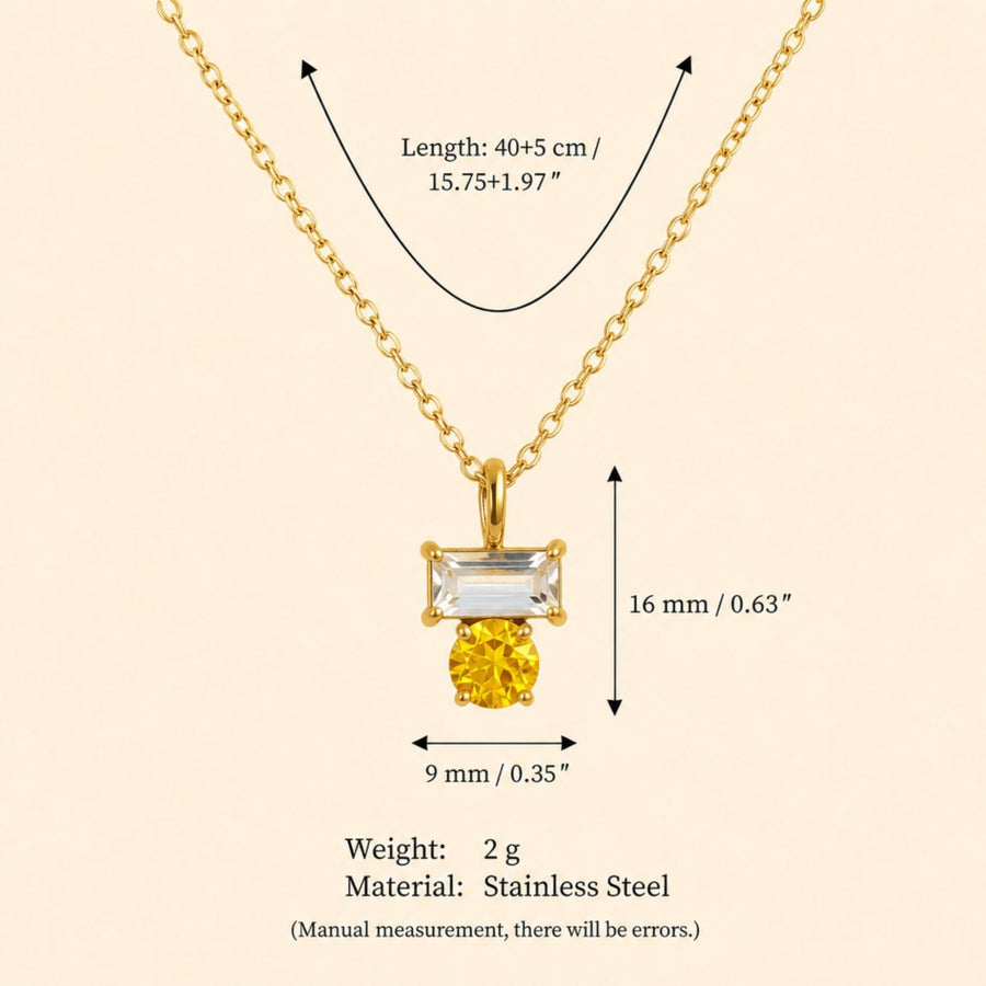 New Arrival December Beaded O-chain Gold-plated Necklace