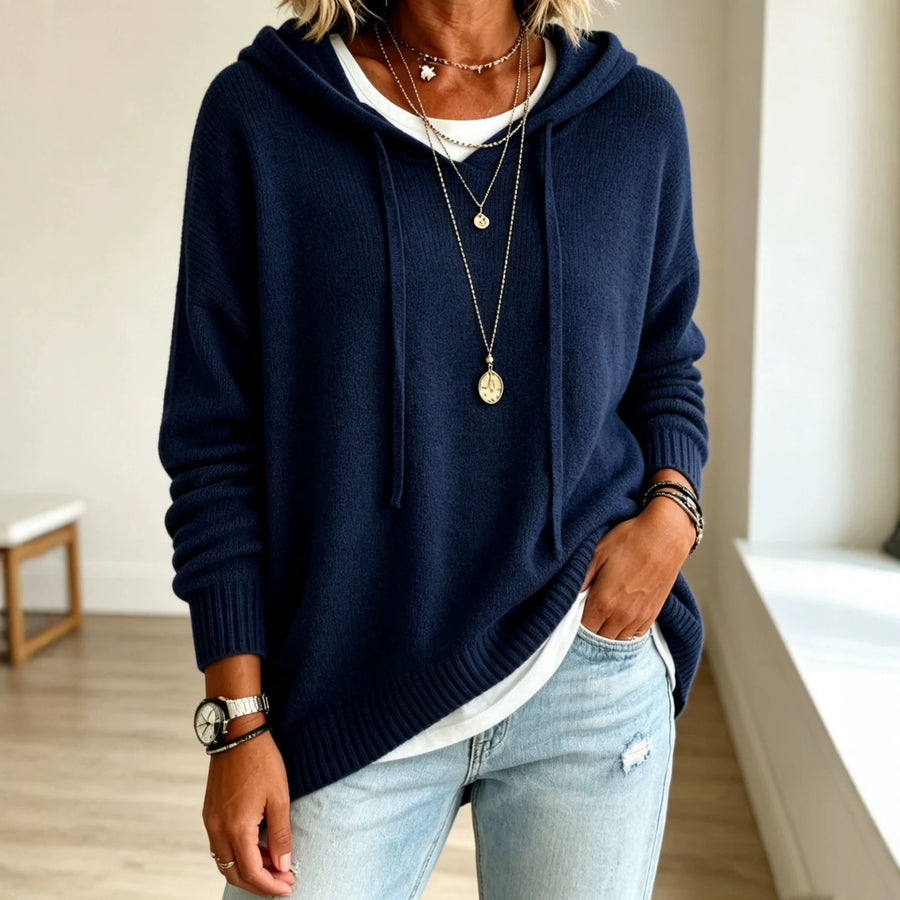 Comfortable Loose-fitting Long-sleeve Pullover Sweater
