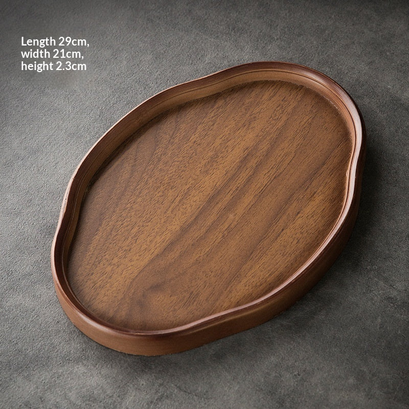 Bamboo Cloud-Shaped Ruyi-Style Multi-Functional Tray