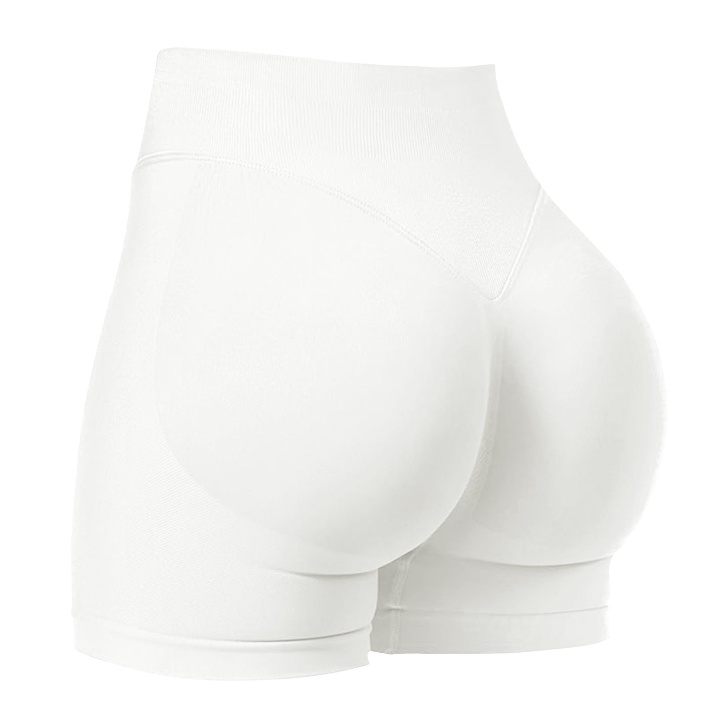 Women's High-Waist Yoga Shorts for Fitness & Running