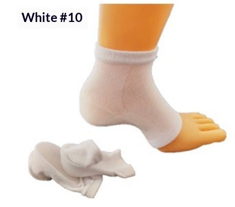 Height-Increasing Sports Socks with Half-Height Heel Pad