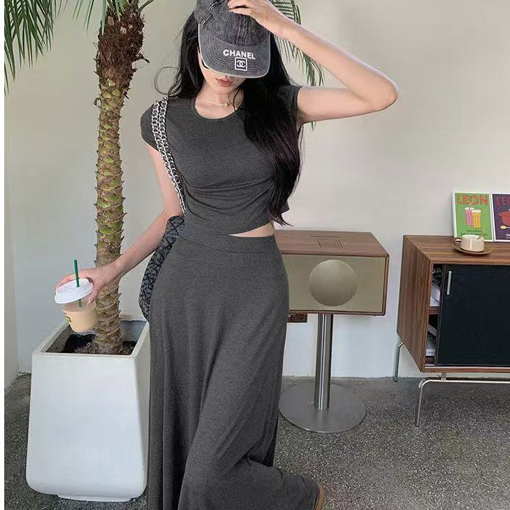 Fashionable Casual Top And Skirt Two-Piece Set for Every Occasion