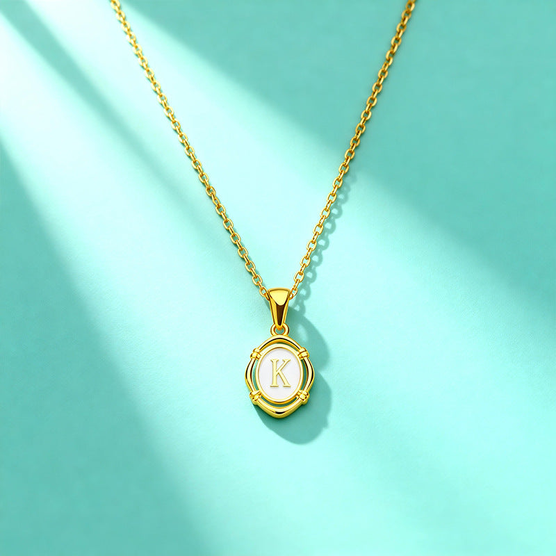 Affordable Luxury Gold 26-Letter Pendant Necklace for Women