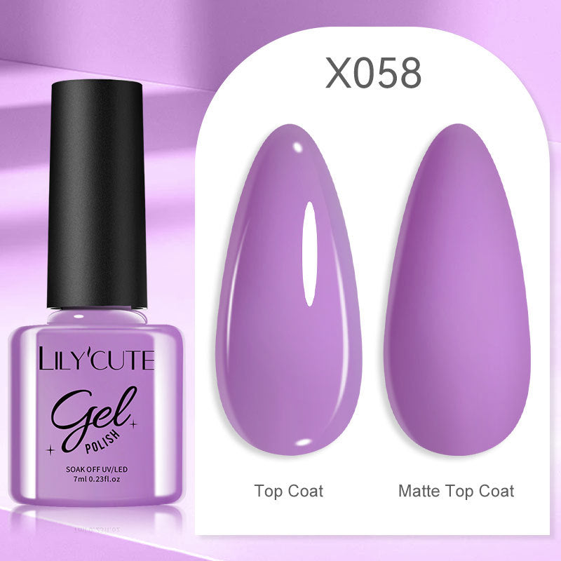 New Full Set of Gel Nail Polish for Women - Two Piece Set