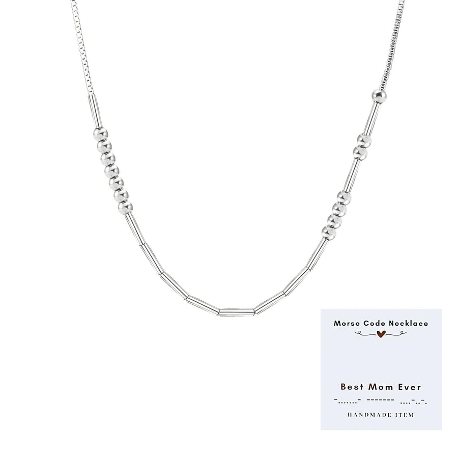Exquisite Vintage Morse Code Necklace for Layered Looks