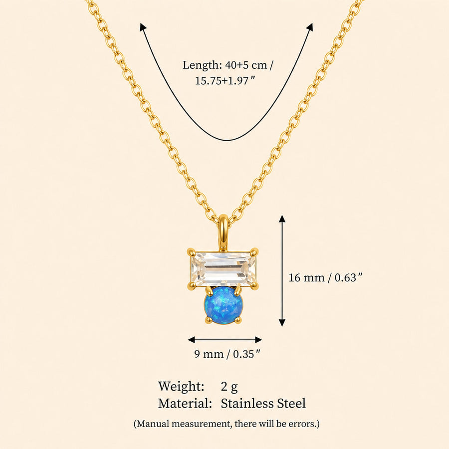 New Arrival December Beaded O-chain Gold-plated Necklace
