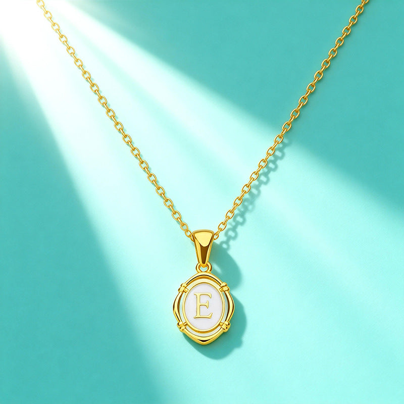 Affordable Luxury Gold 26-Letter Pendant Necklace for Women