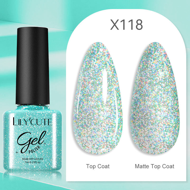 New Full Set of Gel Nail Polish for Women - Two Piece Set