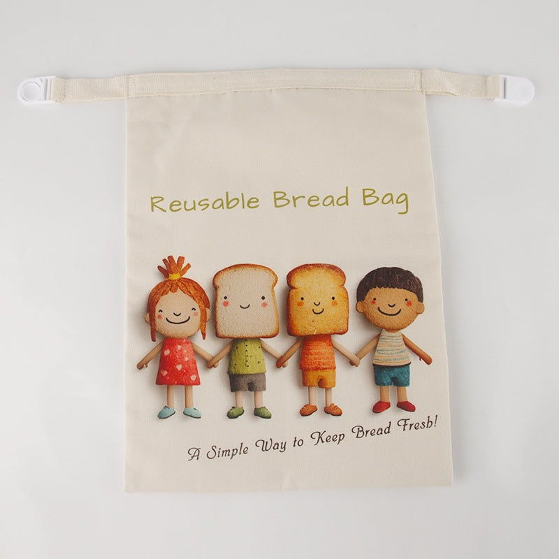 Double-layered Reusable Beeswax Bread Bag for Freshness