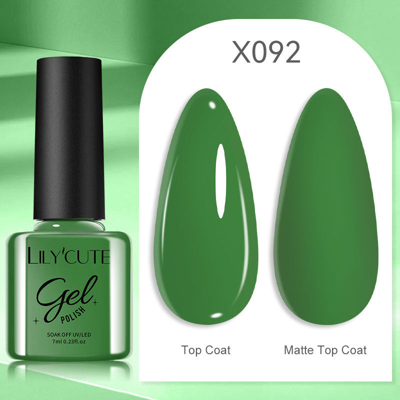 New Full Set of Gel Nail Polish for Women - Two Piece Set