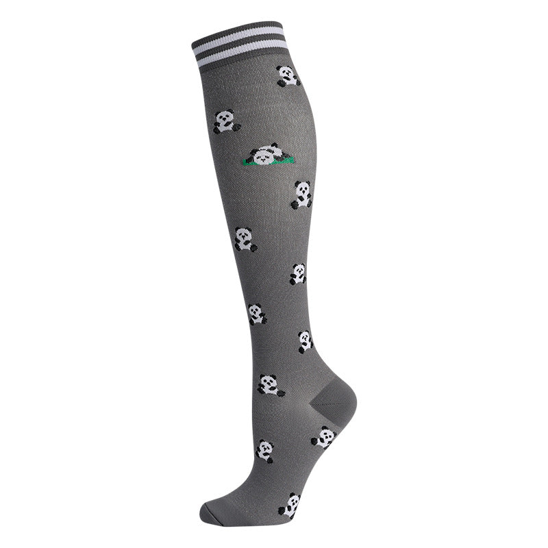 High Elasticity Compression Rope Running Calf Socks for Women