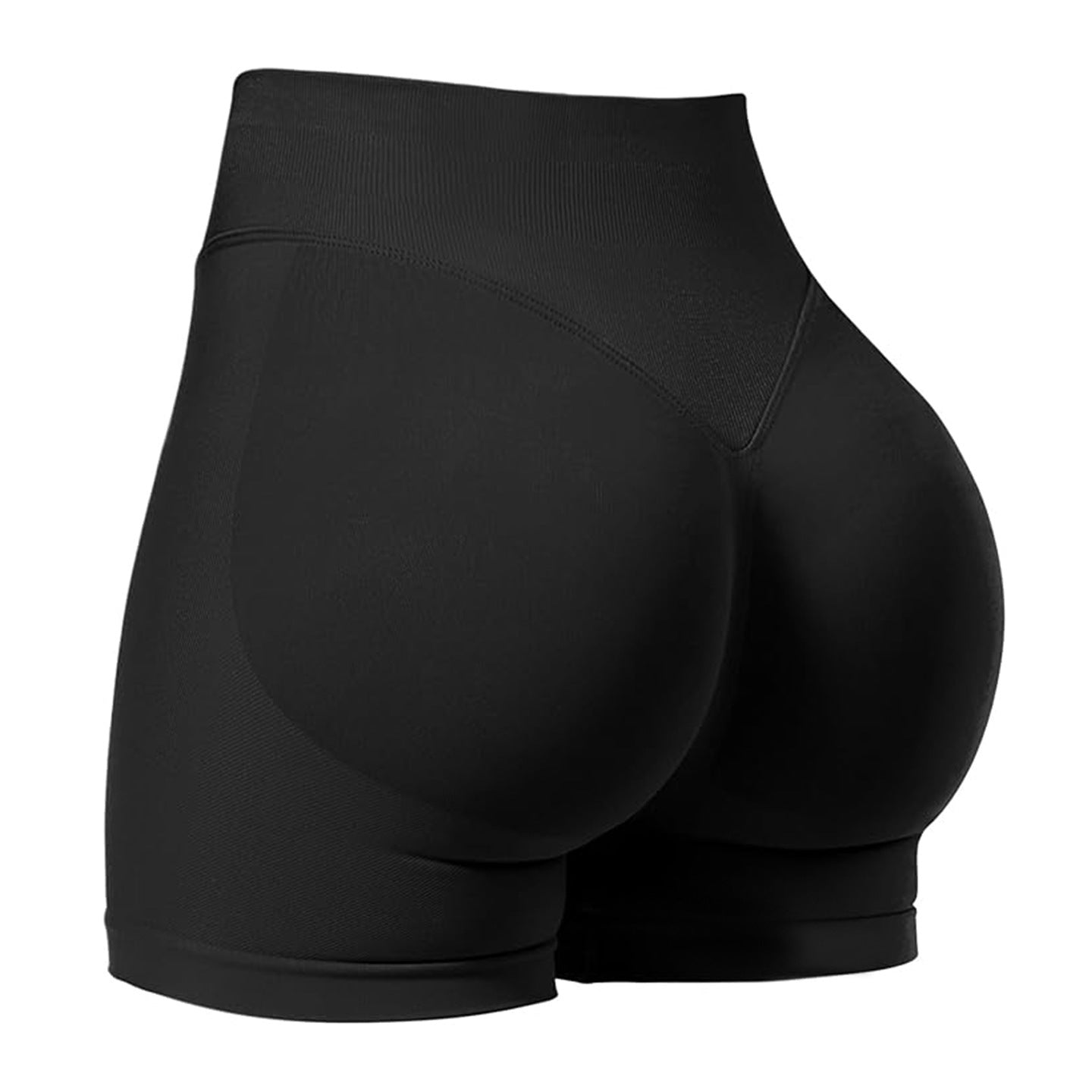 Women's High-Waist Yoga Shorts for Fitness & Running