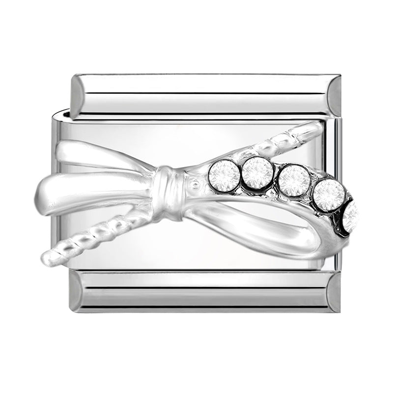 Stainless Steel DIY Spliced Elastic Bracelet - Customizable Style