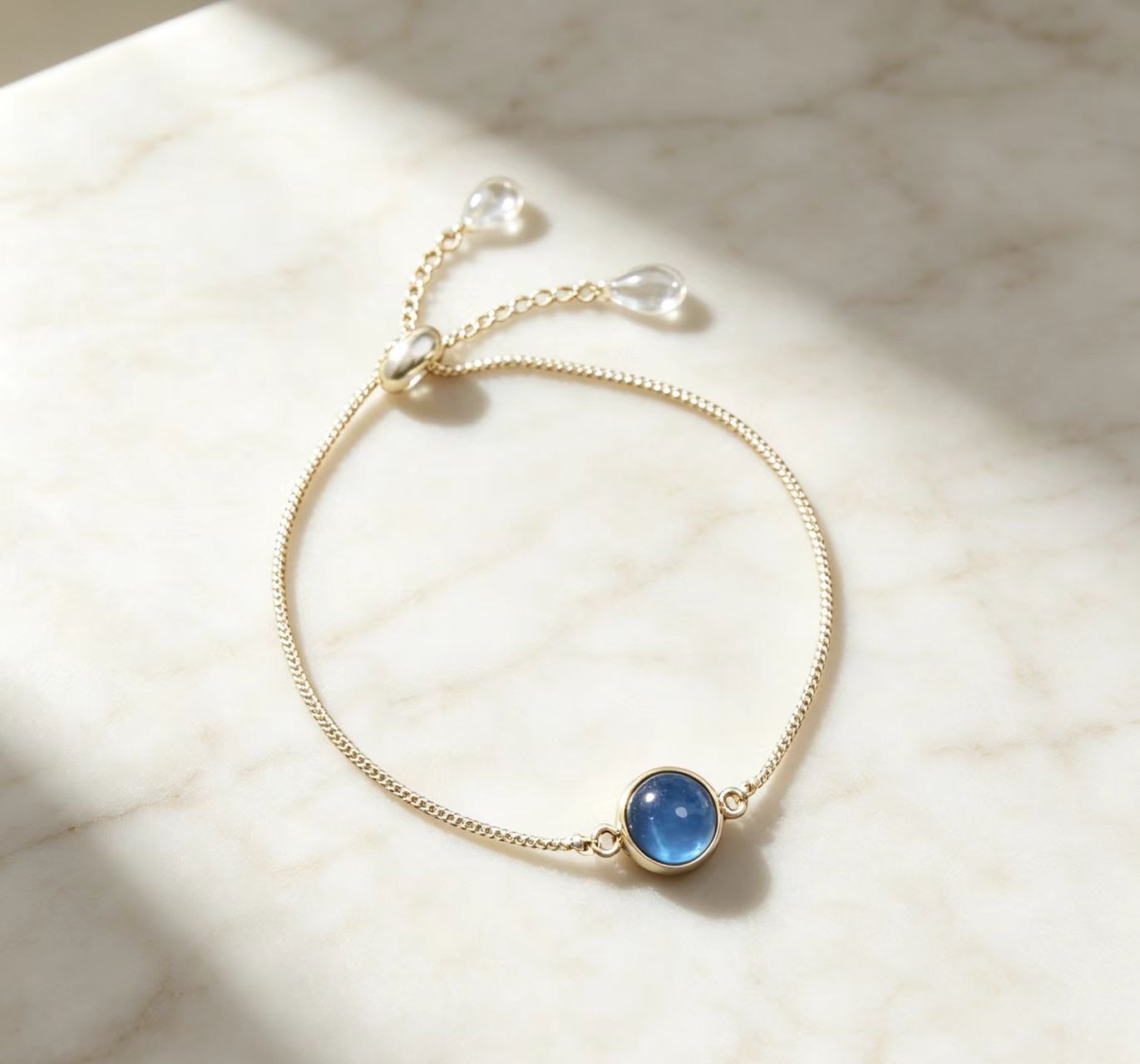 Womens Geometric Natural Stone Bracelet - Unique Style