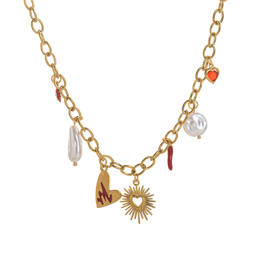 Fashionable Necklace with Vacuum Plating for Long-Lasting Color