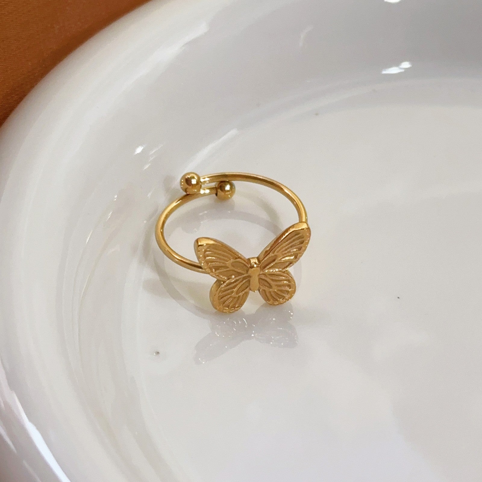 Stainless Steel Heart-shaped Ring for Women - Trendy Accessory