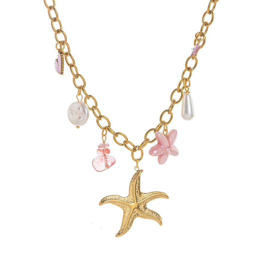 Fashionable Necklace with Vacuum Plating for Long-Lasting Color