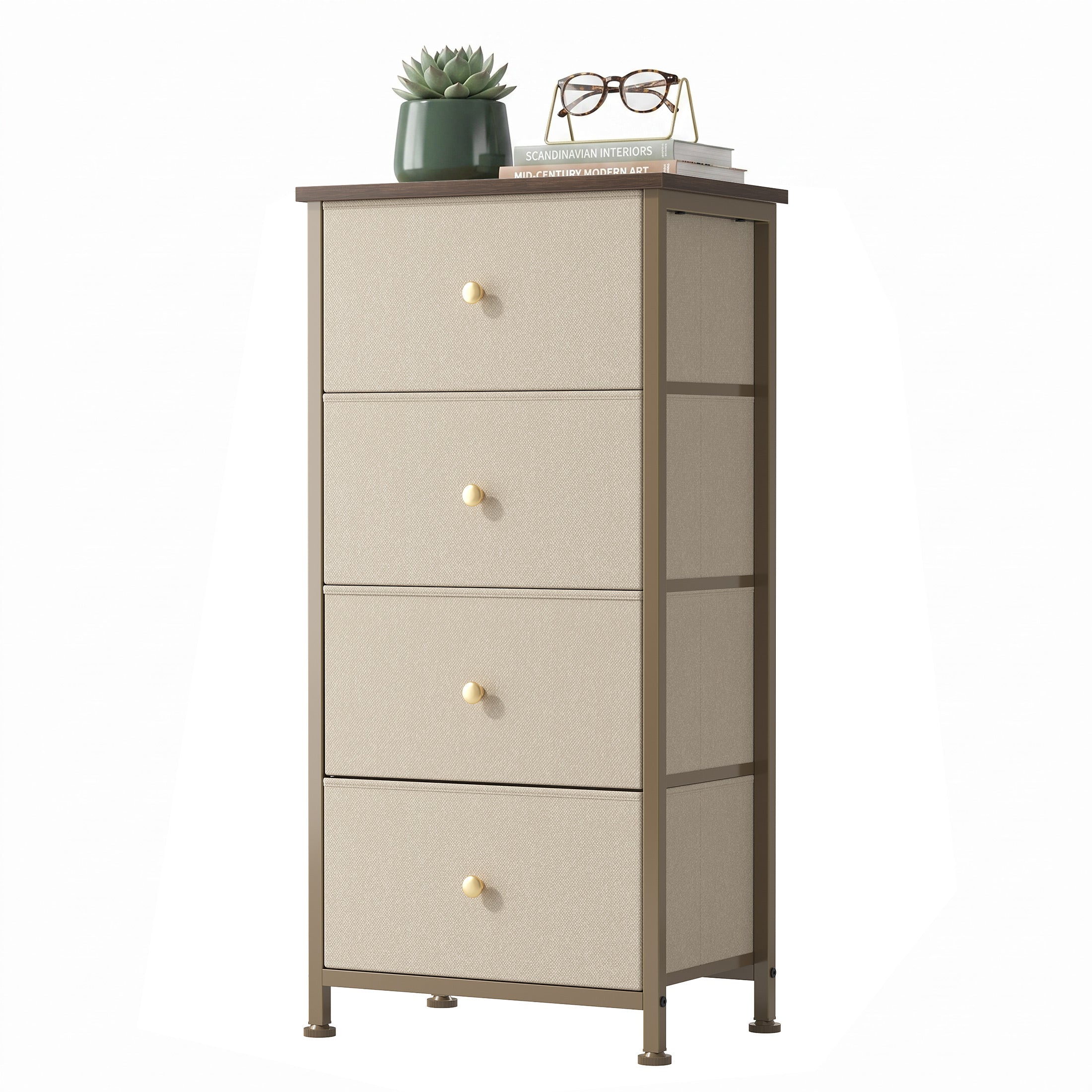 4-Drawer Storage Cabinet - Perfect Drawer Organizer for Any Room