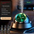 Smart In-car Aromatherapy Diffuser Clock Ornament with Light