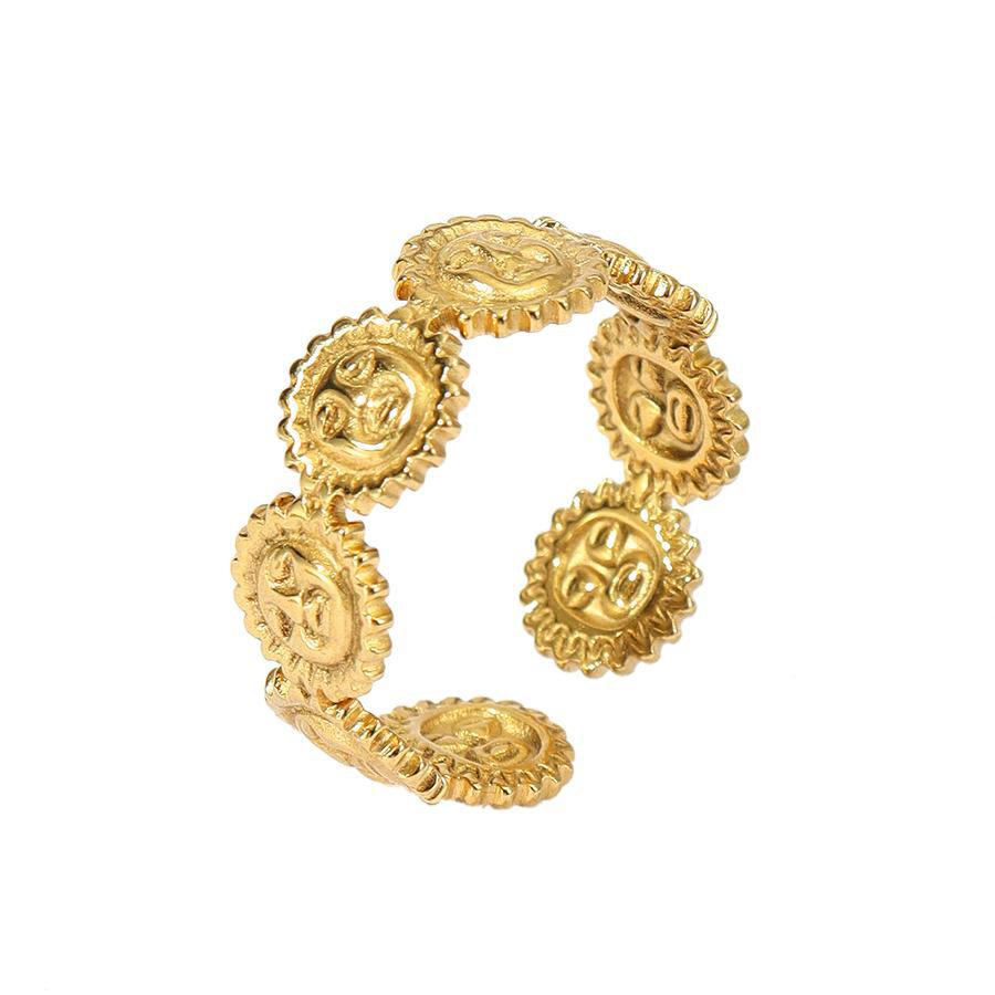 French-style Starsunmoon Ring for Women - Elegant & Unique