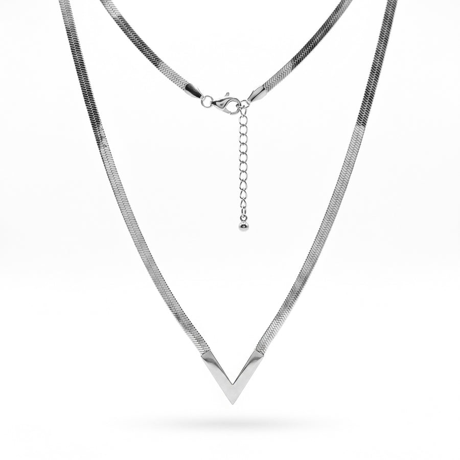Womens Elegant Heart-Shaped Waterdrop Necklace - Stylish Jewelry