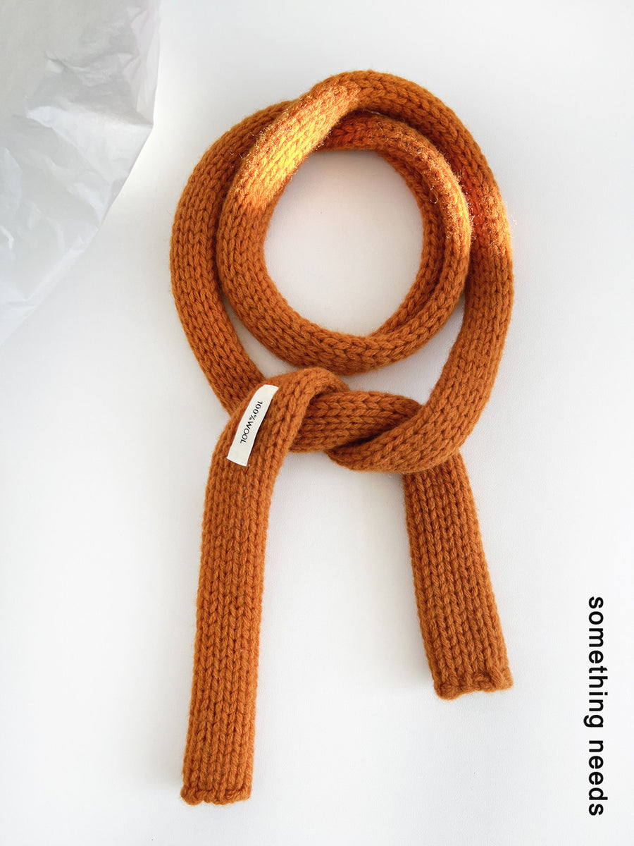 Narrow Long Scarf Womens Neck Warmer for Stylish Comfort