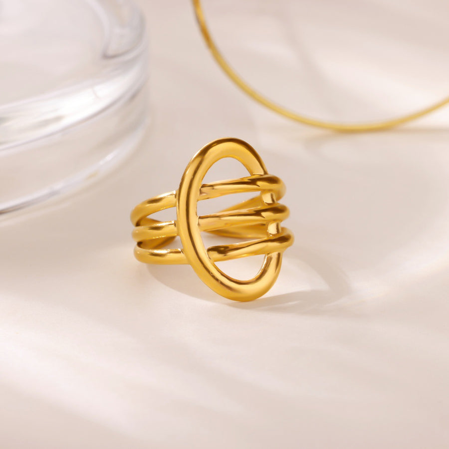Creative Alien Big Wave Adjustable Ring for Women