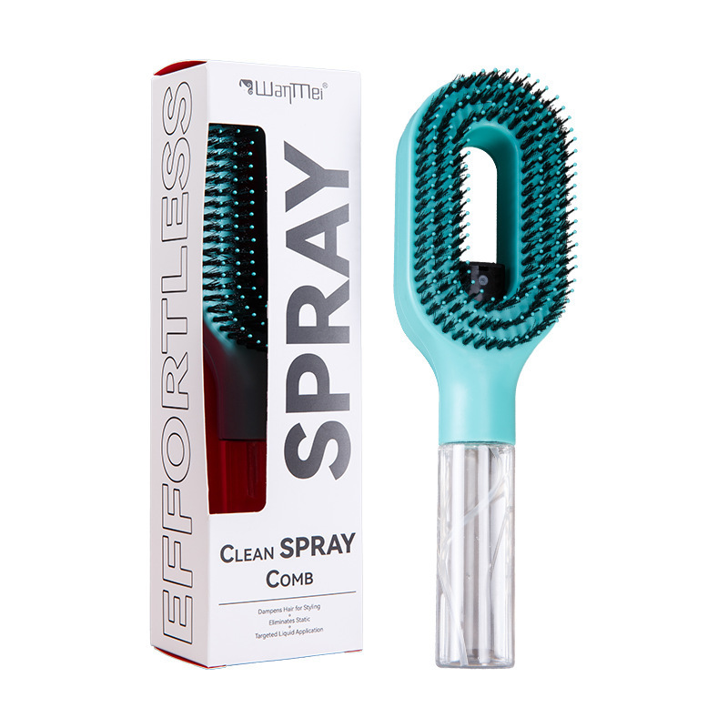 New Water Spraying Hair Comb - Anti-Frizz Detangling Brush