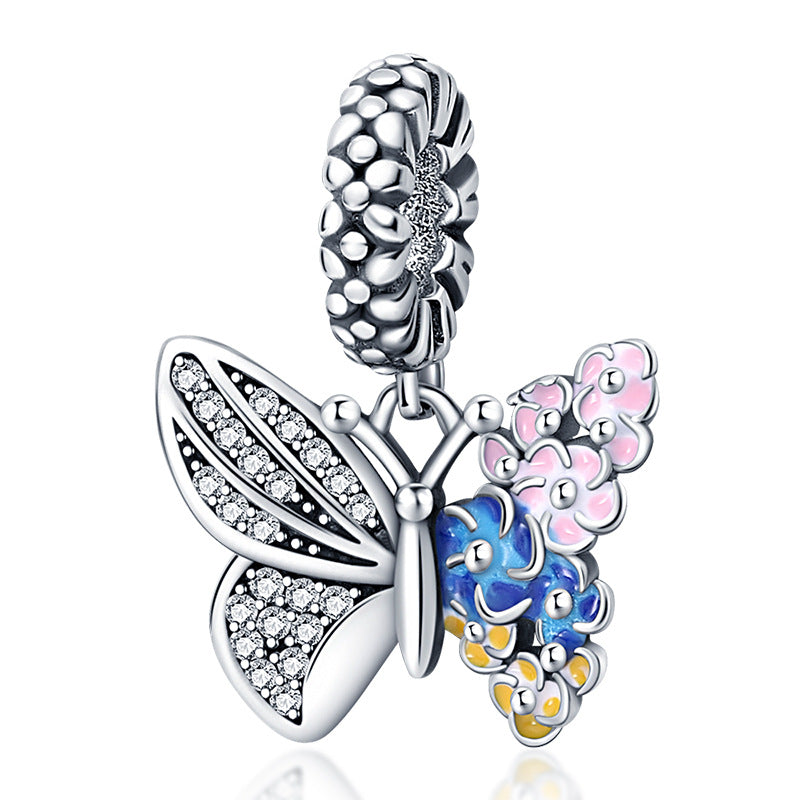 Delicate Butterfly Beaded Pendant Bracelet Accessories