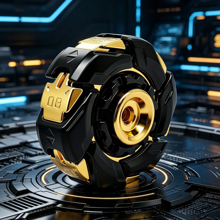 Irritable Spinning Top with Rotating Shell - Stress Relief Toy