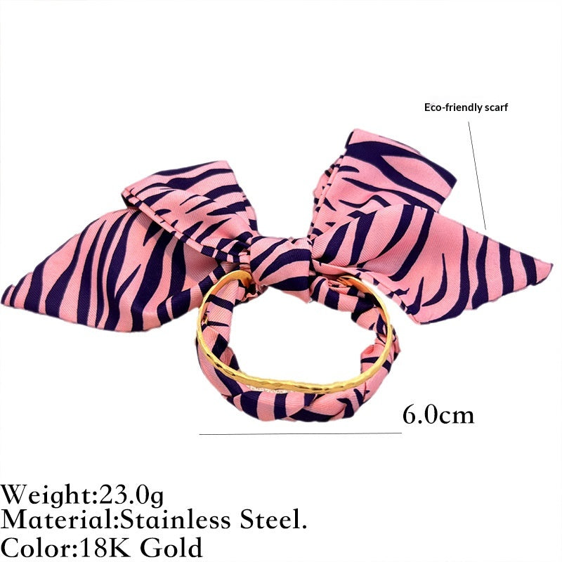 Stainless Steel Wide Openwork Bracelet for Stylish Elegance