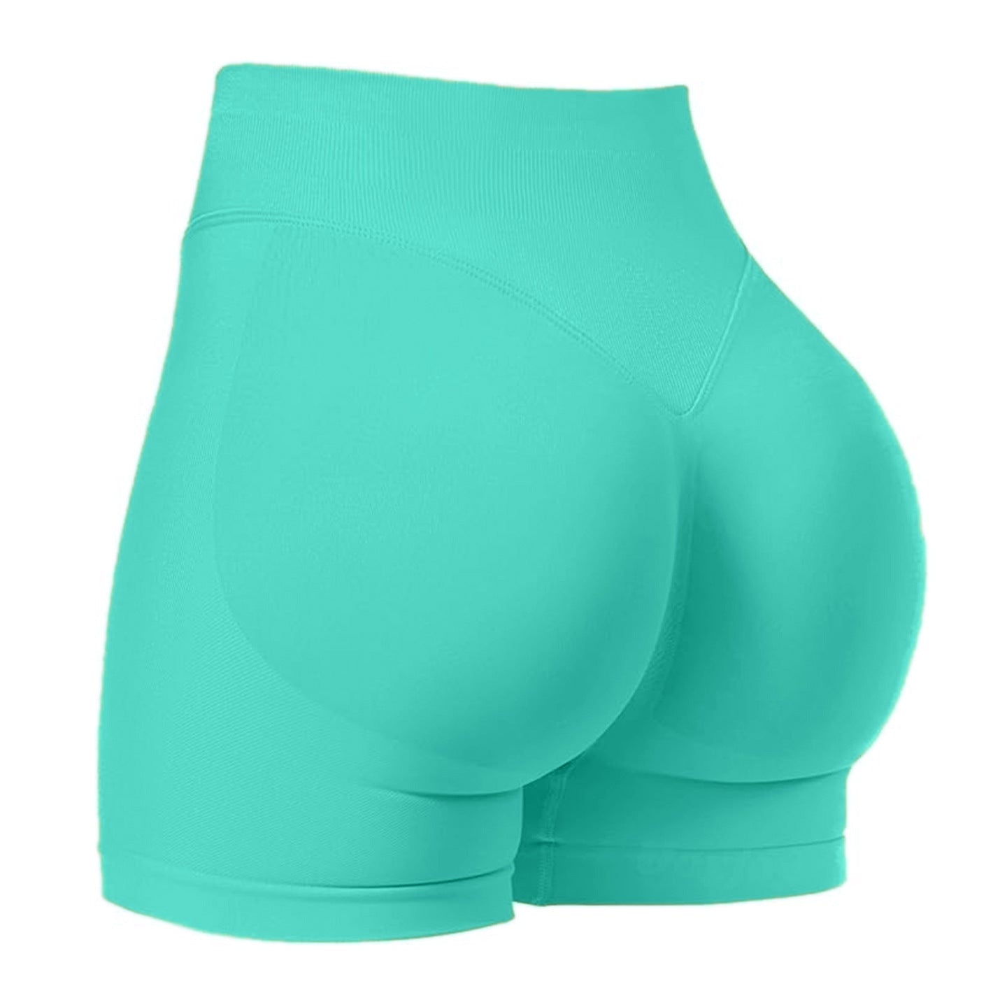 Women's High-Waist Yoga Shorts for Fitness & Running