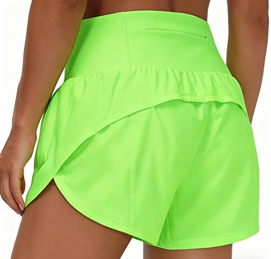 High Waisted Women's Athletic Running Shorts for Yoga
